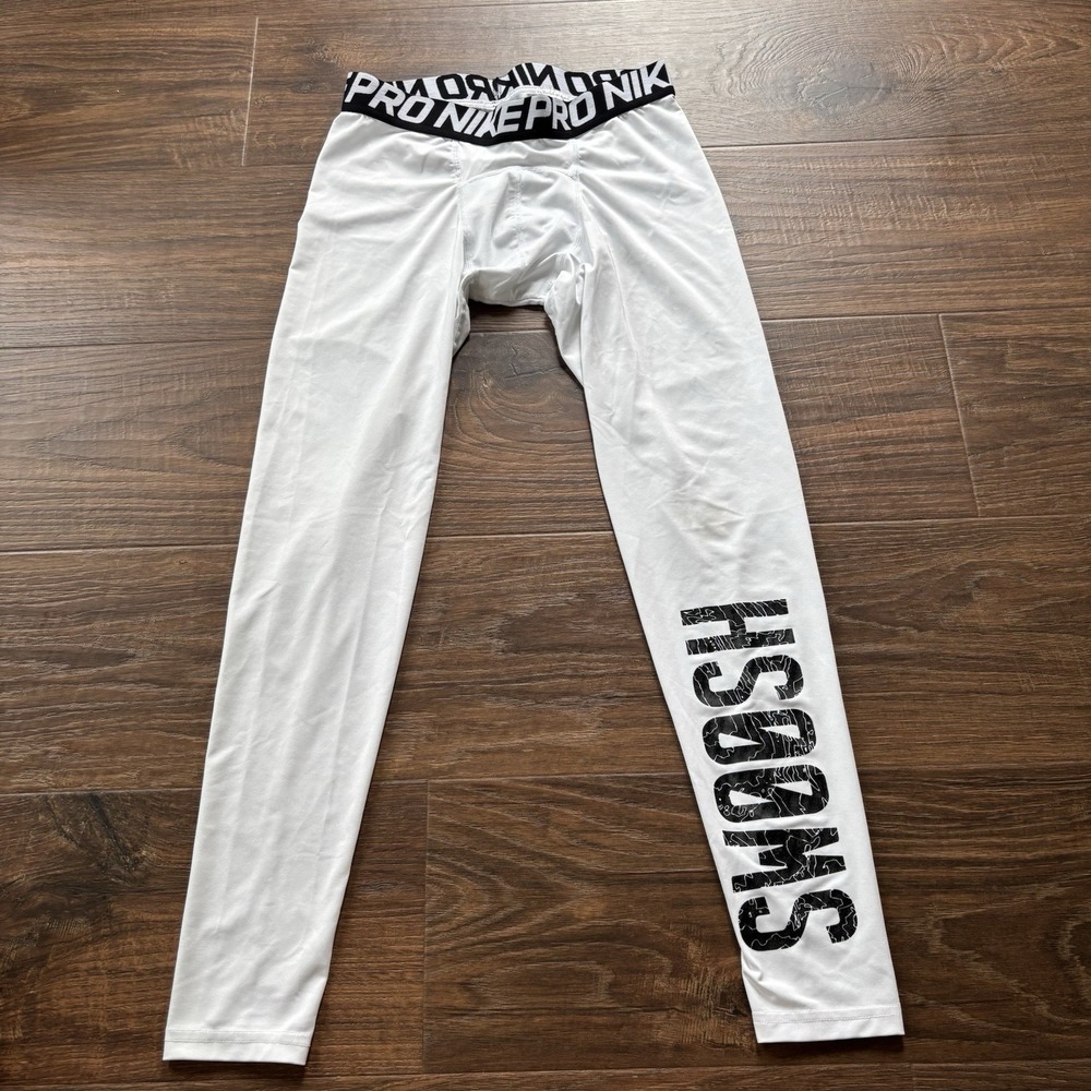 Nike Pro Dri-Fit Compression Skinny Pants White Men's Size M